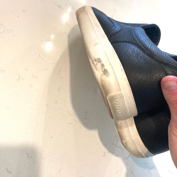 VINCE Fairfax-B Leather Soft Casual Slip On Loafers Sneakers Men’s 10.5 - Picture 5 of 10